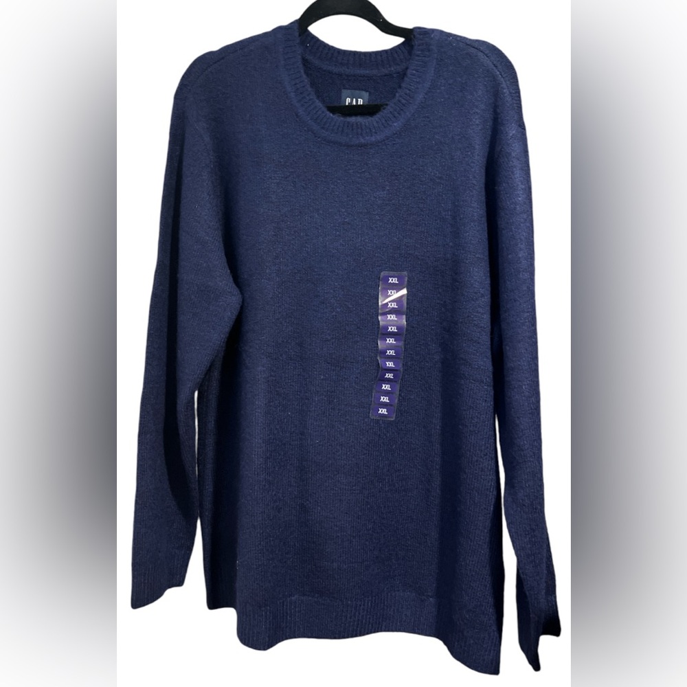 Gap Men’s XXL Navy Crewneck Sweater New with tags
